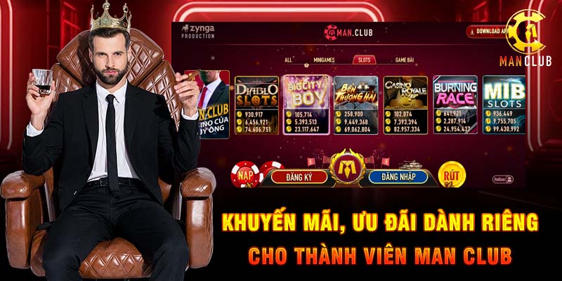 Ưu đãi khuyến mãi bùng nổ dành cho thành viên của manclub.